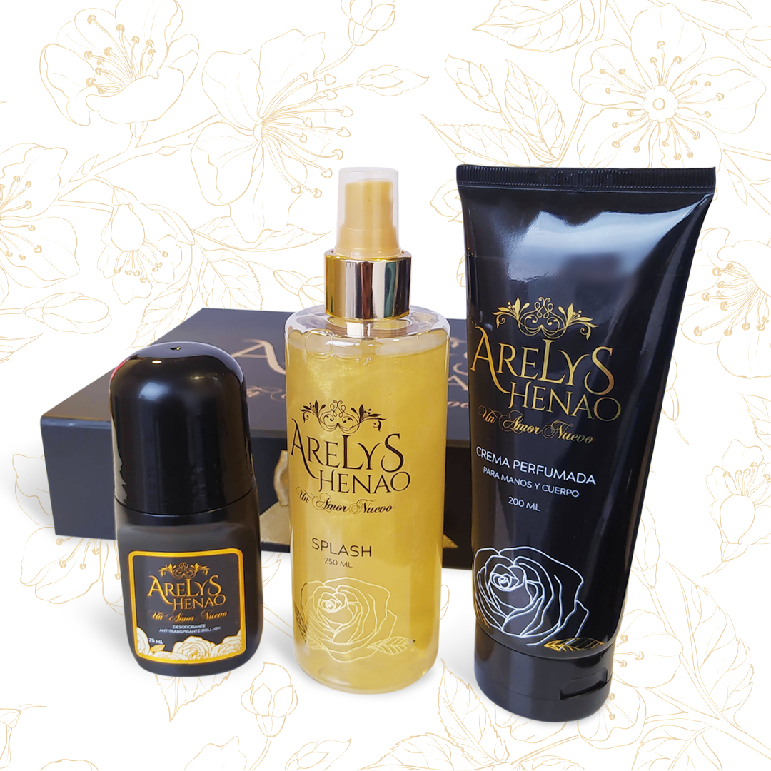 Kit Crema Perfumada, Desodorante Y Splash Un Amor Nuevo By Arelys Henao