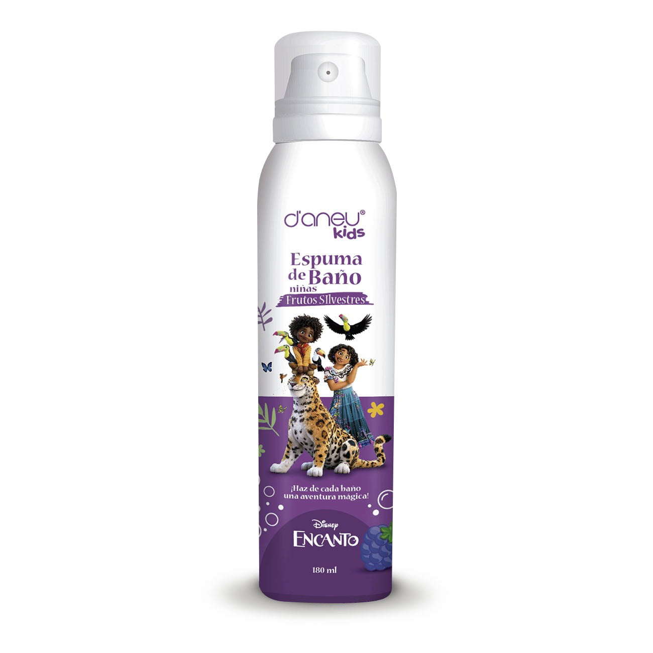 Espuma de baño niñas D'aneu® Encanto frutos silvestres x 180 mL