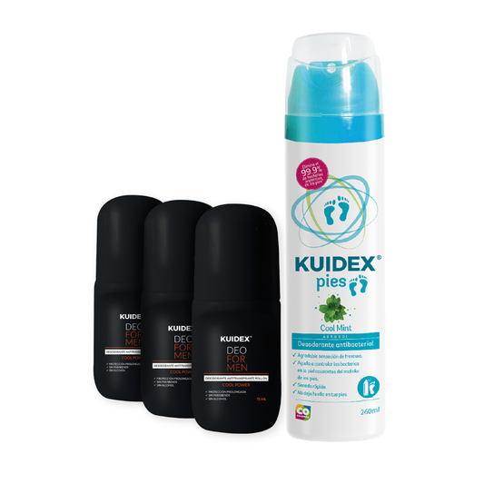 Combo Roll-On + Desodorante para Pies Kuidex®